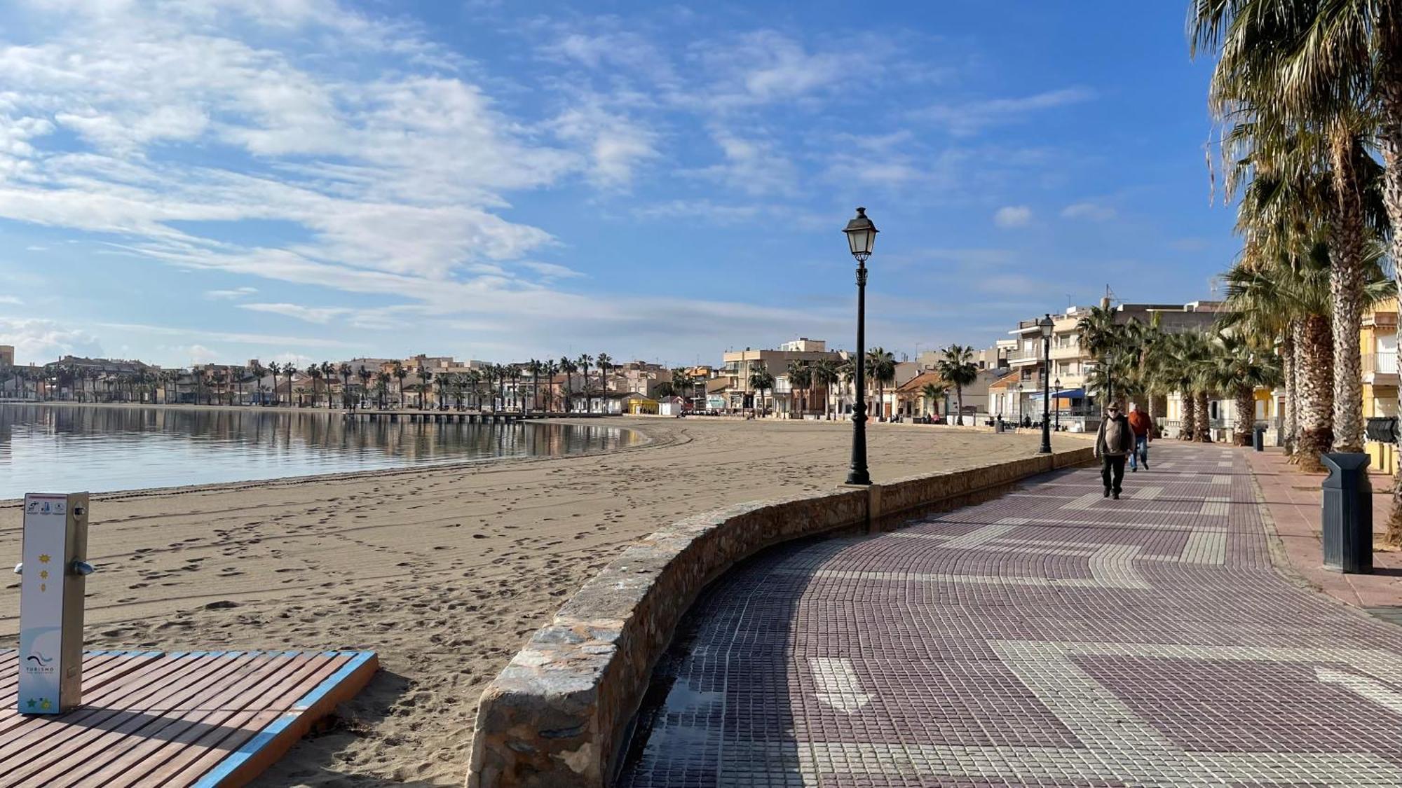 Charming Beachfront Apartment Murcia Exterior photo