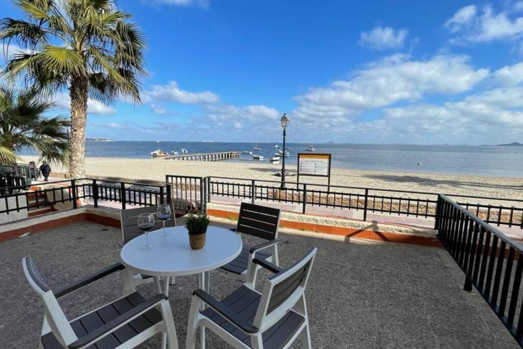 Charming Beachfront Apartment Murcia Exterior photo